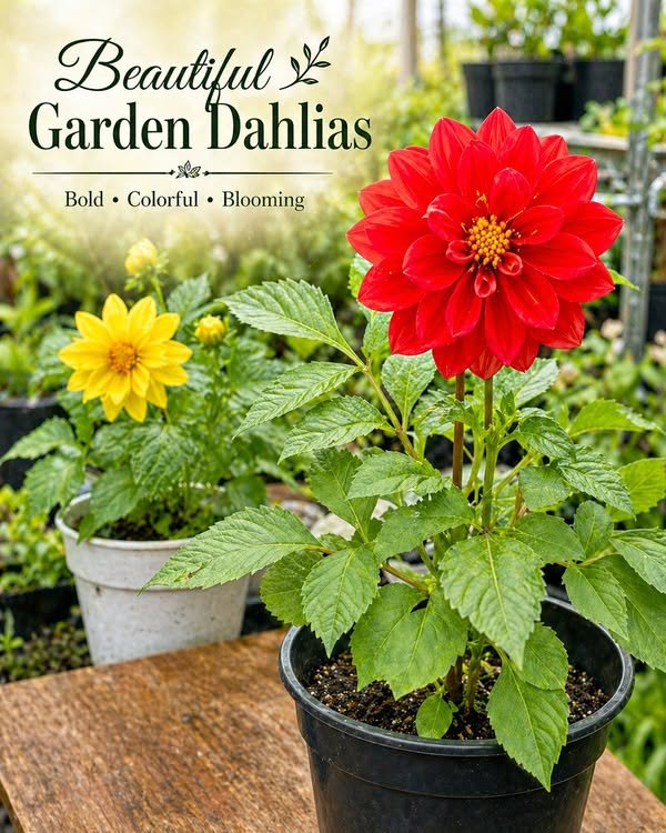 Dwarf dahlias grown by Secret Garden
